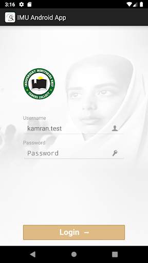 IMU Monitoring App screenshot 1
