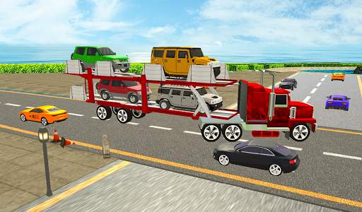 Car Parking Trailer Car Transport screenshot 4
