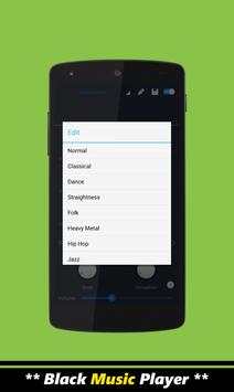 Black Music Player   EQualizer screenshot 7