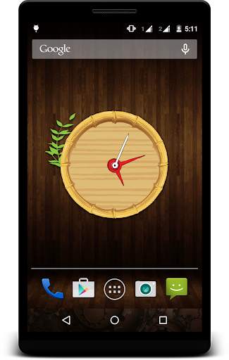 Wooden Clock Live Wallpaper screenshot 7