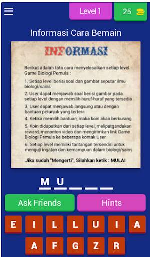 Game Biologi Pemula screenshot 1