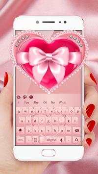 Pink Love keyboard screenshot 1