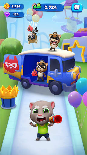 Talking Tom Blast Park screenshot 1