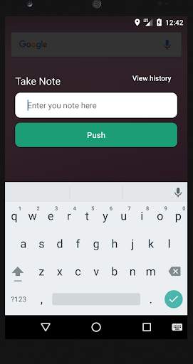 Take Note: Notes in notification скриншот 2