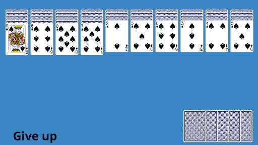 Classic Spider Solitaire screenshot 1