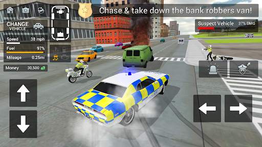 Police Car Driving Motorbike screenshot 16