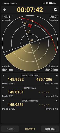Look4Sat: Satellite tracker 2 تصوير الشاشة