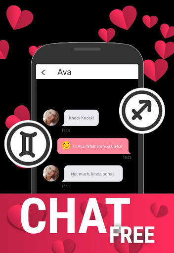 Black Messenger - Match Love Dark Theme screenshot 1