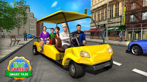 Electric Car Taxi Driving Game screenshot 5