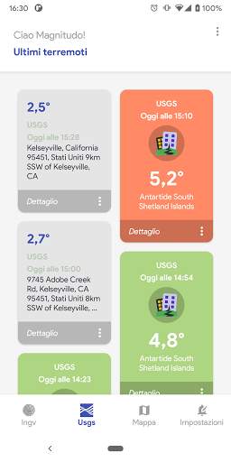 Magnitudo - Earthquakes of the world screenshot 1