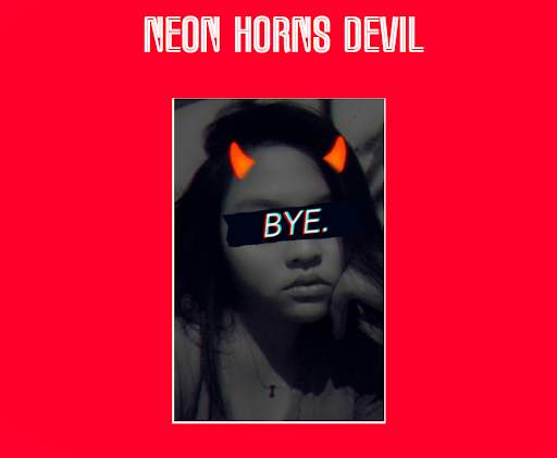 Neon Horns Devil Crown - Photo Editor screenshot 1