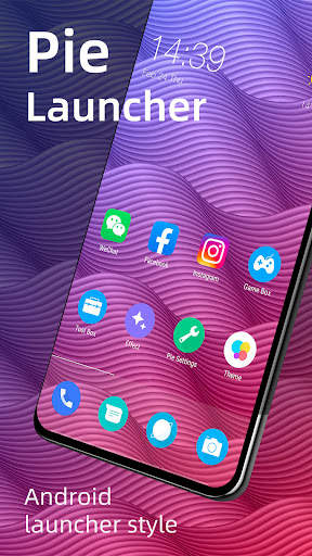Pie Launcher version 2024 screenshot 1