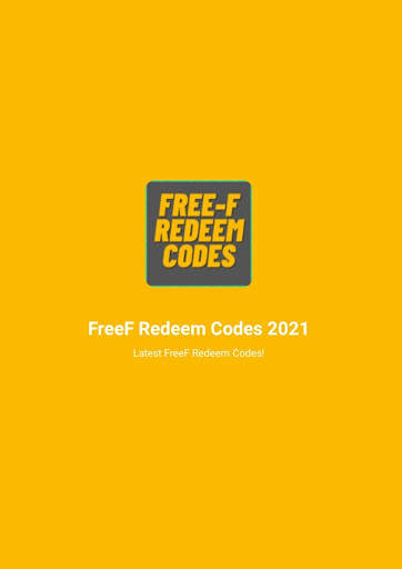 Free Redeem Fire Codes 2021 screenshot 1