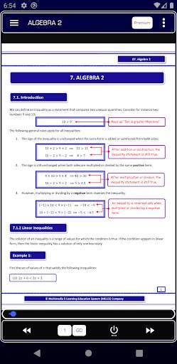 Algebra 2 Pure Math screenshot 1