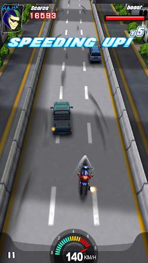Racing Moto 3D screenshot 1