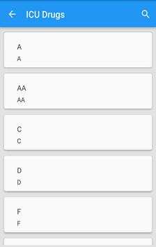 ICU Drugs screenshot 1