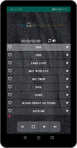 BTS song OFFLINE ALL-اغاني فرقة بي تي اس بدون نت screenshot 3