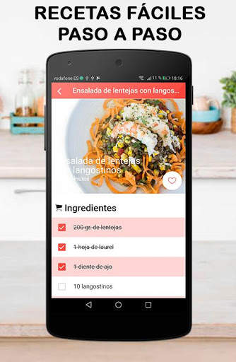 Recetas de ensaladas saludables dieta de adelgazar screenshot 5