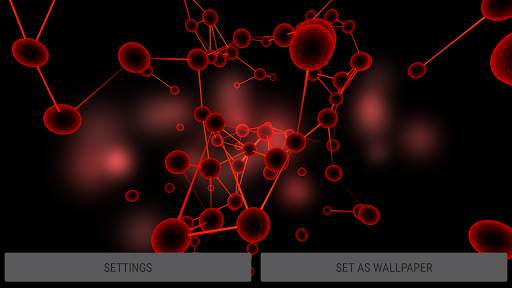 Particle Molecules 3D Live Wallpaper screenshot 11