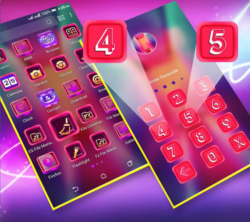 Colorful Launcher Theme screenshot 5