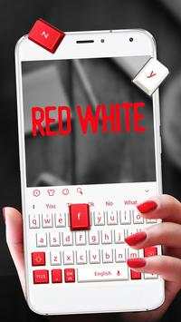 Red White Keyboard screenshot 2