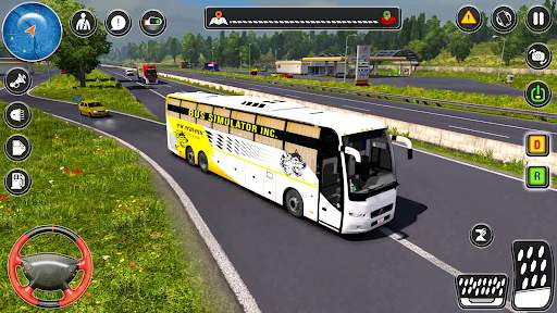 City Bus Game Hill Bus Driving screenshot 1
