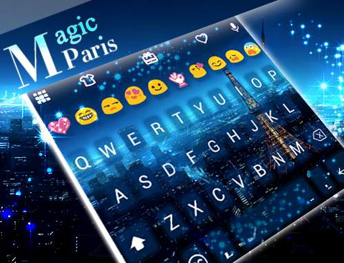 Magic Paris Emoji Keyboard screenshot 5