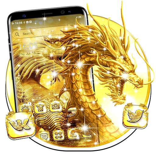 Golden Dragon Theme Launcher 1.0.1