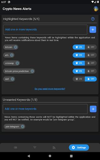 Crypto News Alerts - Track bitcoin news - altcoins screenshot 14