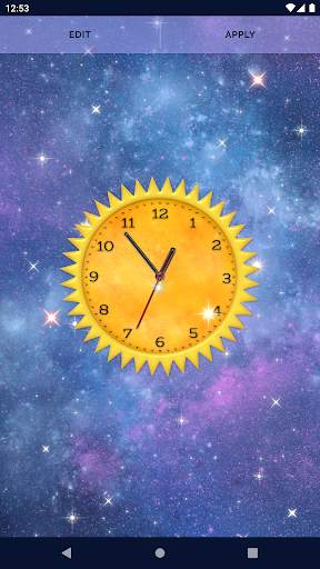 Space Clock Live Wallpaper screenshot 6
