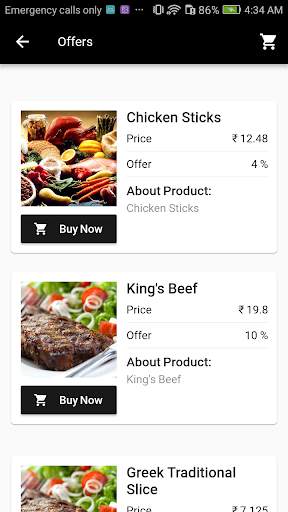 Flutter Food Ordering and Restaurant Mobile App screenshot 5