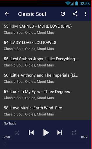 Classic Soul Songs . screenshot 4