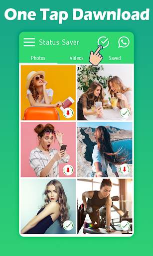status saver for whatsapp - download status & save screenshot 2