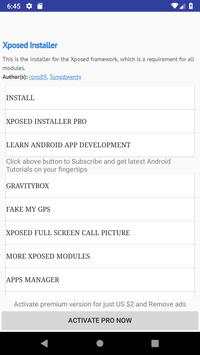 Xposed Installer screenshot 1