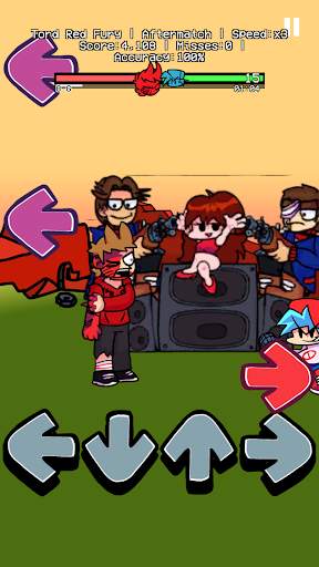 FNF Tord Red Fury Expanded Mod screenshot 1