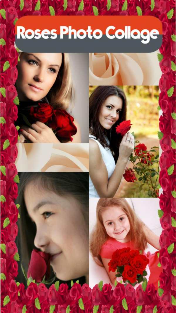 Roses Photo Collage screenshot 1