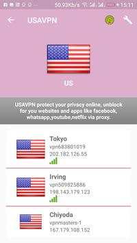 USA VPN- Best free vpn service screenshot 2