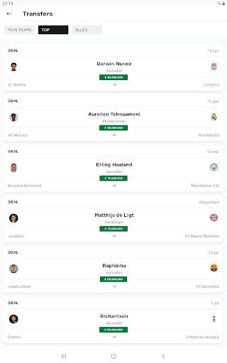 OneFootball Voetbaluitslagen screenshot 16