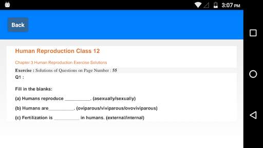 Class 12 Biology NCERT Solutions скриншот 4