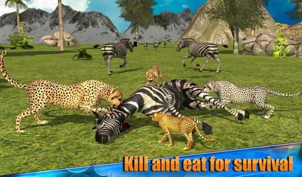 Angry Cheetah Simulator 3D скриншот 11
