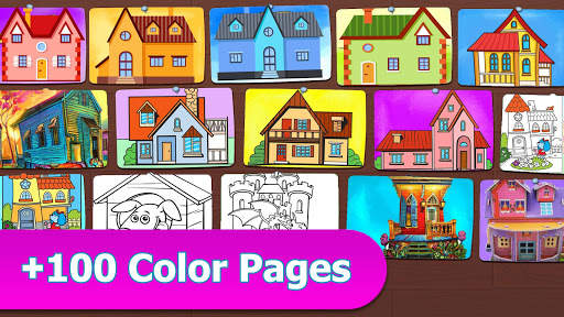 Idle Home Painting Game: House Coloring Pages screenshot 3
