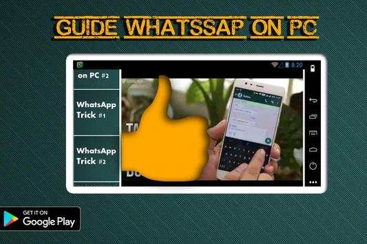 Guide WhatsApp on PC screenshot 3