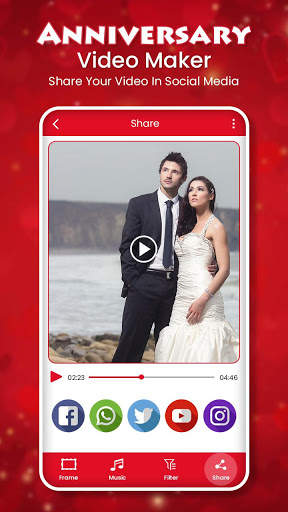 Anniversary Photo Video Maker screenshot 5