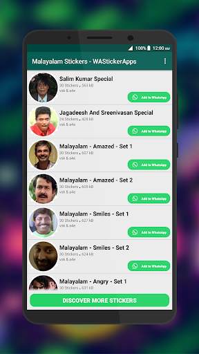 Malayalam Stickers - WAStickerApps - 500  Stickers screenshot 1