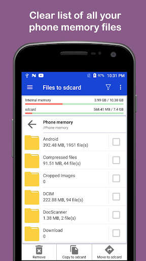 Copy / Move to sdcard screenshot 1