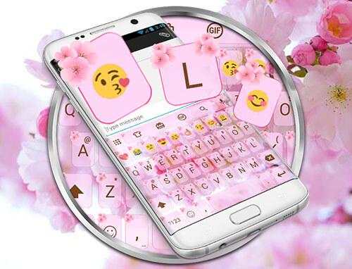 Emoji Keyboard Love Cherry screenshot 6