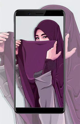 Hijab Muslimah Wallpapers Cartoon screenshot 3