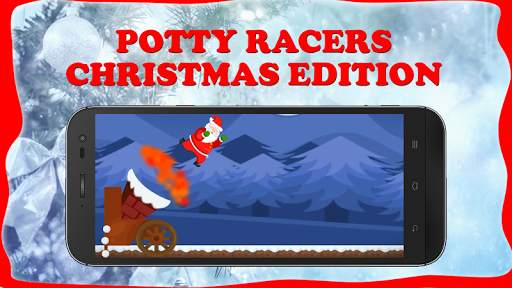Potty Racers - Christmas Edition screenshot 1