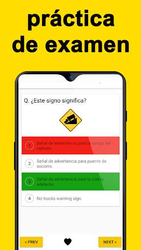DMV : práctica, examen y señales de tráfico screenshot 5