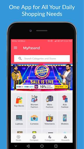 All in One Shopping, Booking, Deals App - MyPasand screenshot 1